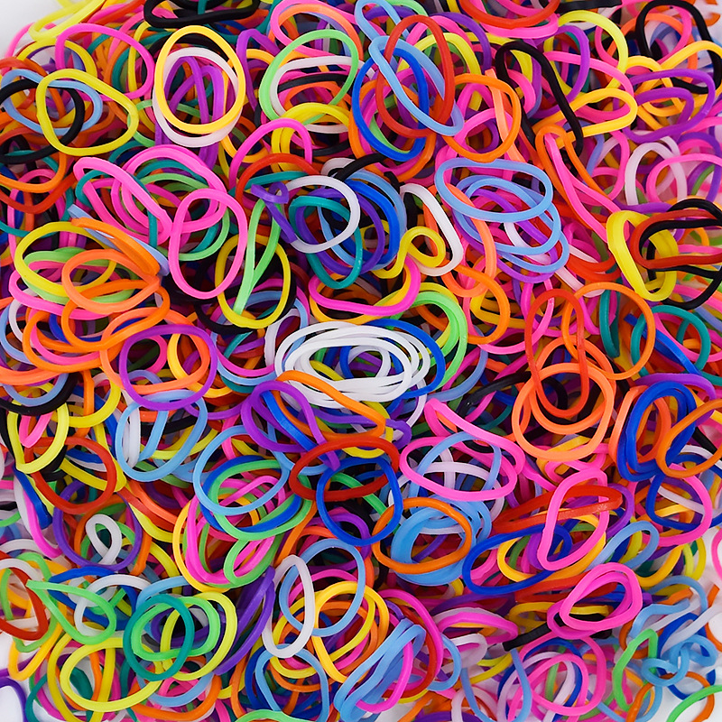 Loom bands påfyllning 600st, gul