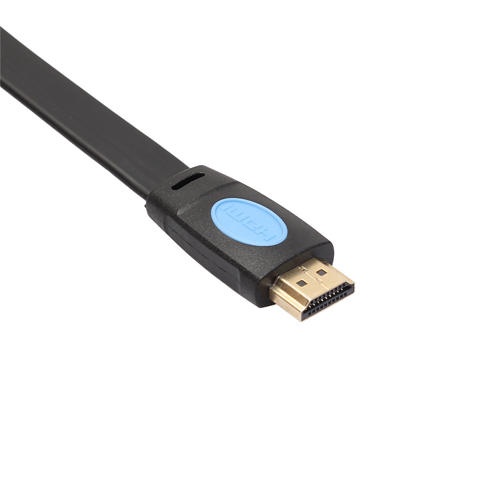 Extra tålig HDMI-kabel v2.0, Full-HD 4K, 24K guldpläterad, 1m