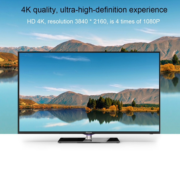 Extra tålig HDMI-kabel v2.0, Full-HD 4K, 24K guldpläterad, 1m
