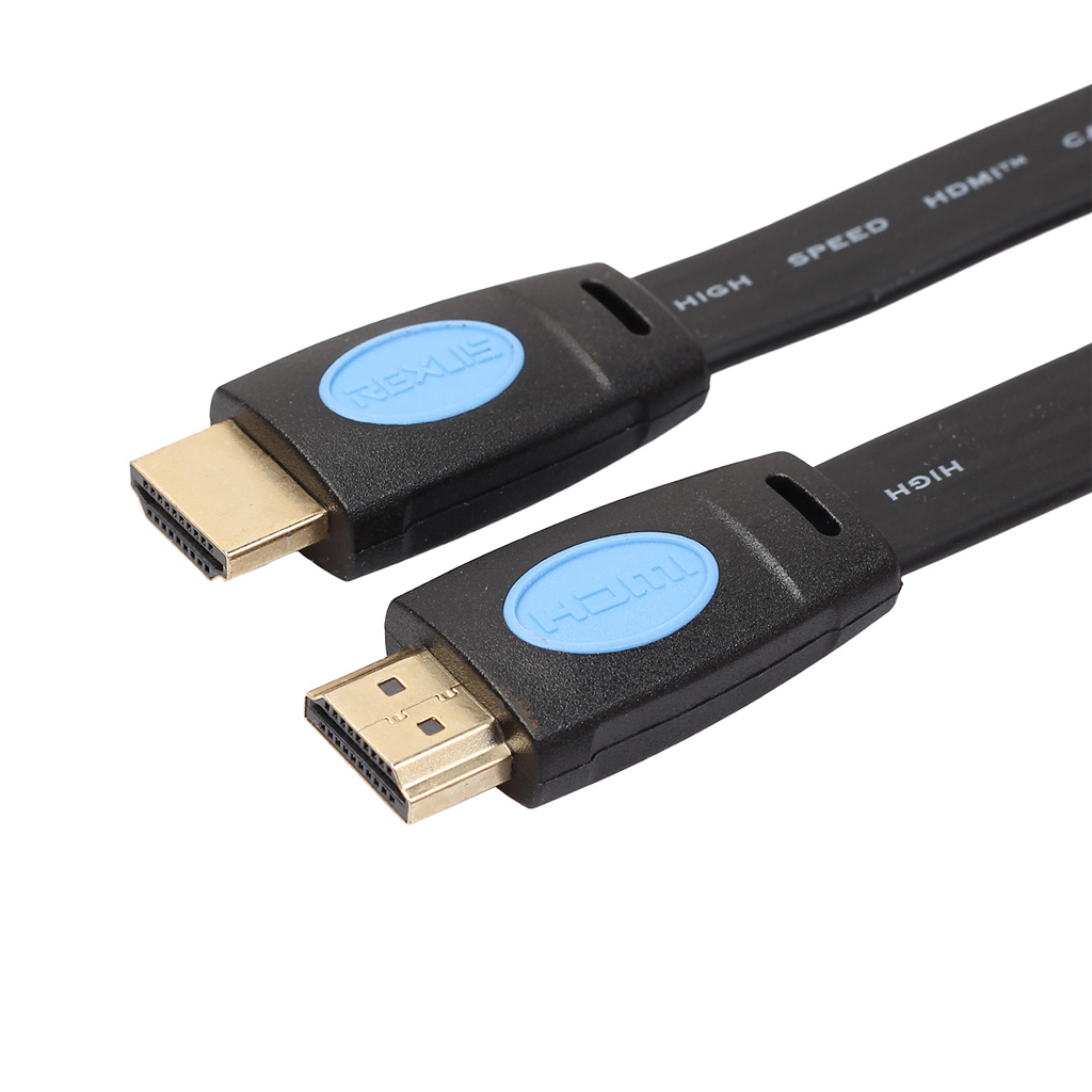 Extra tålig HDMI-kabel v2.0, Full-HD 4K, 24K guldpläterad, 1m