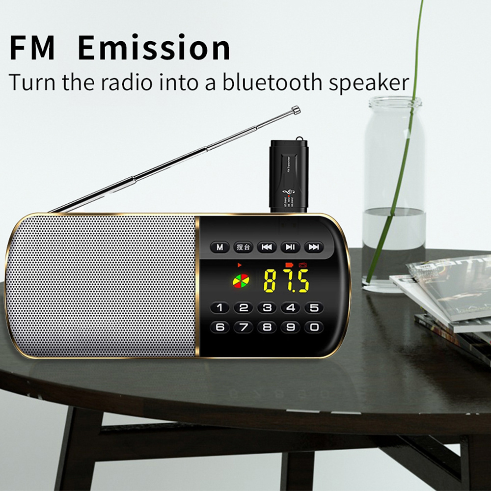 FM-sändare, Bluetooth 5.0-handsfree, 3.5mm