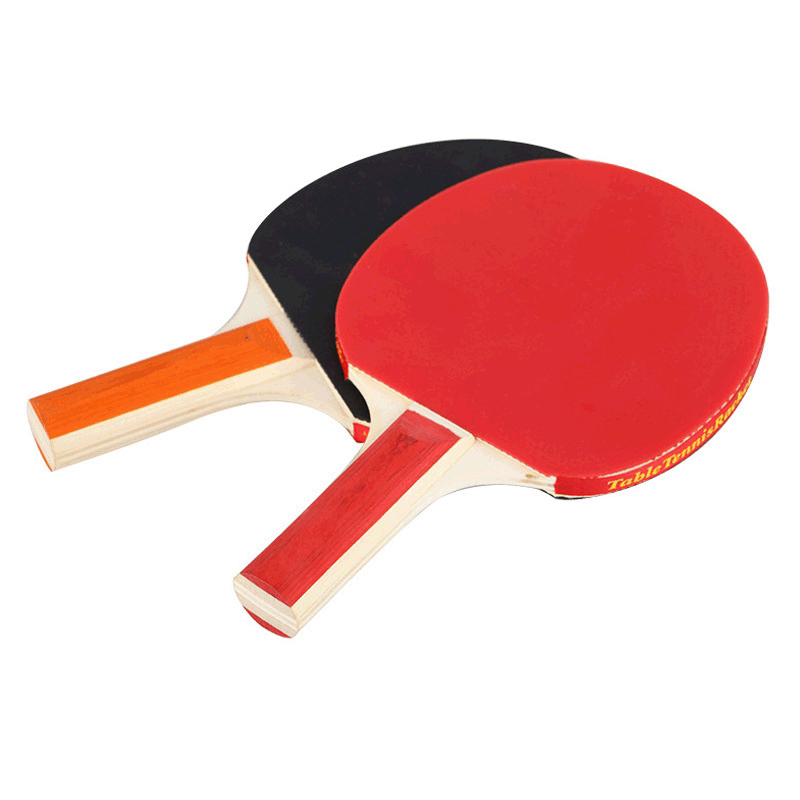 Bordtennis-racket med 3 bollar , 2-pack