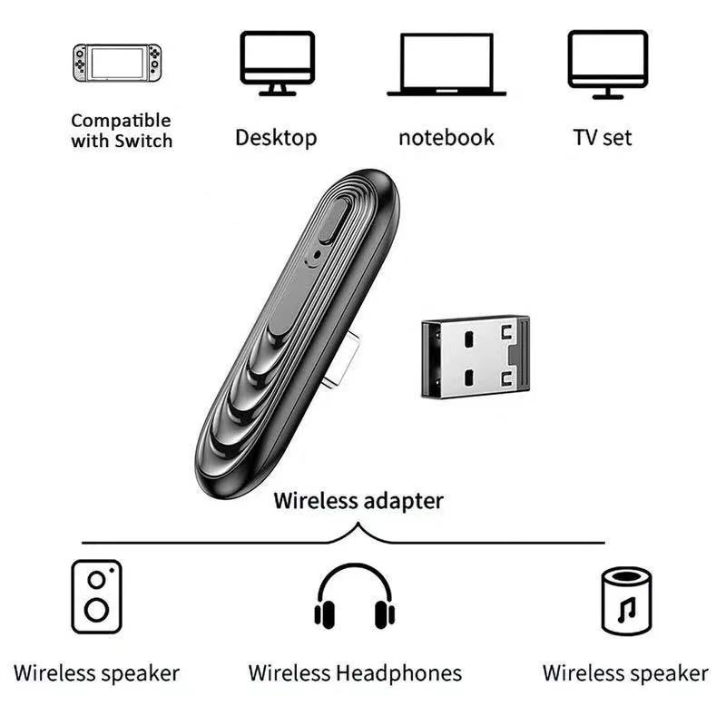 USB-C Bluetooth-adapter till Nintendo Switch, v5.0