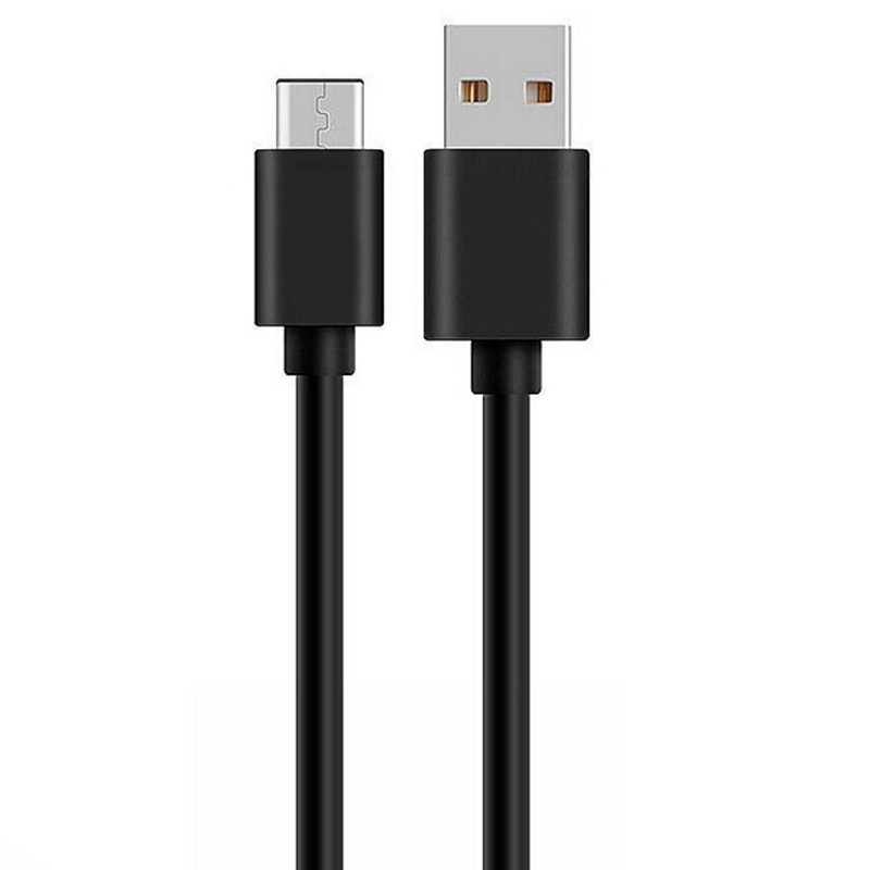 MicroUSB kabel, 2A, 80cm, svart