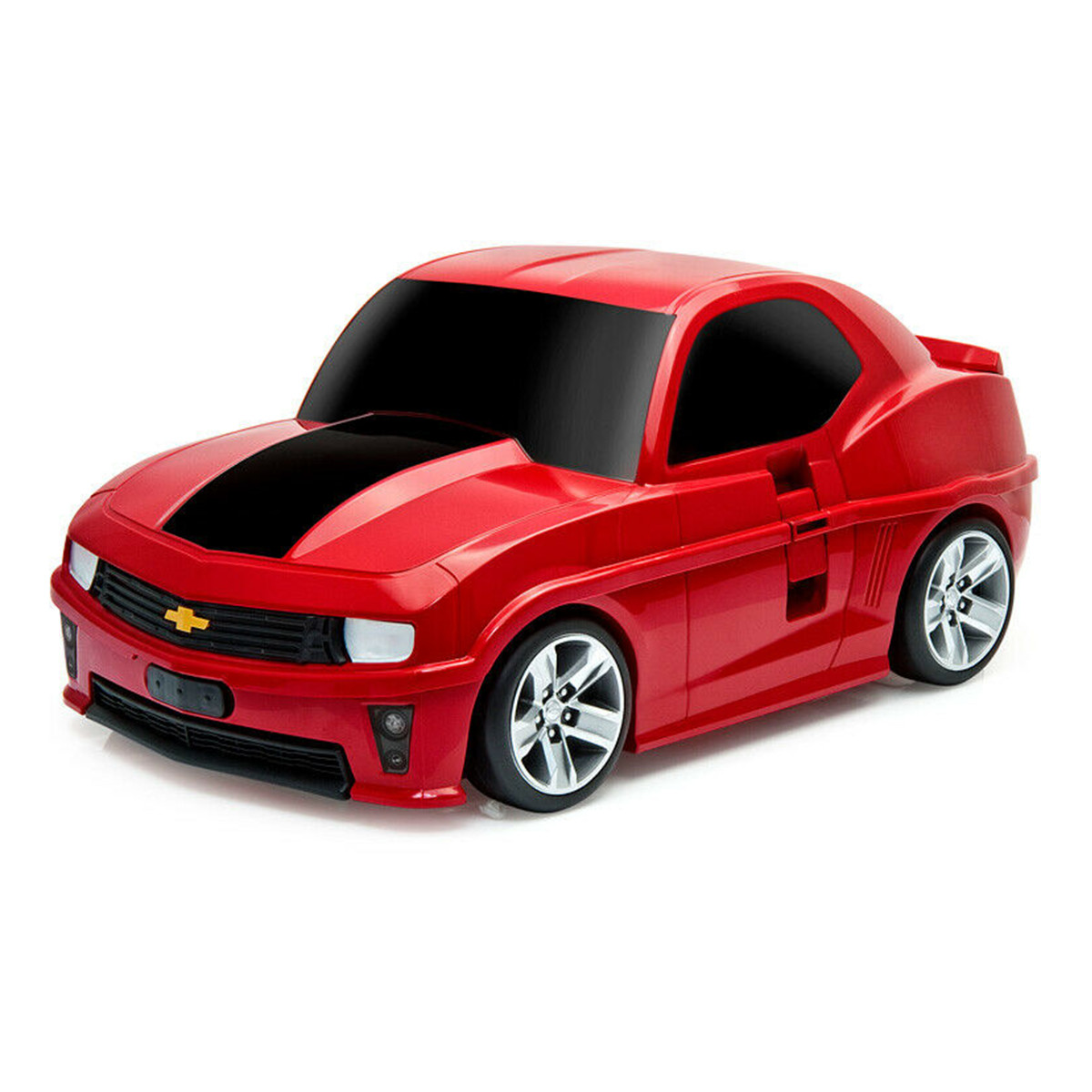 Ridaz Chevy Camaro ZL1 resväska för barn med hjul, röd