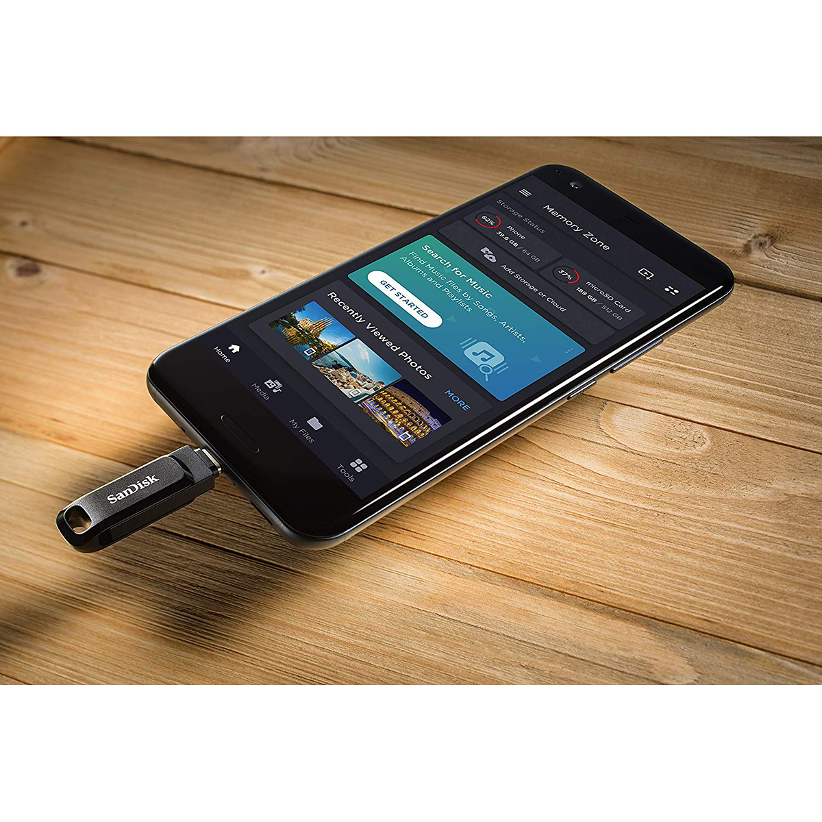 256GB SanDisk Ultra Dual Drive Go minneskort, USB-C 3.2