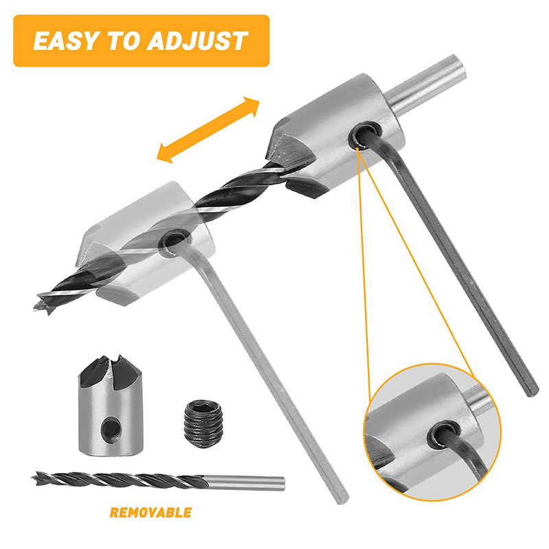 Borrsats för träbearbetning, 26 delar