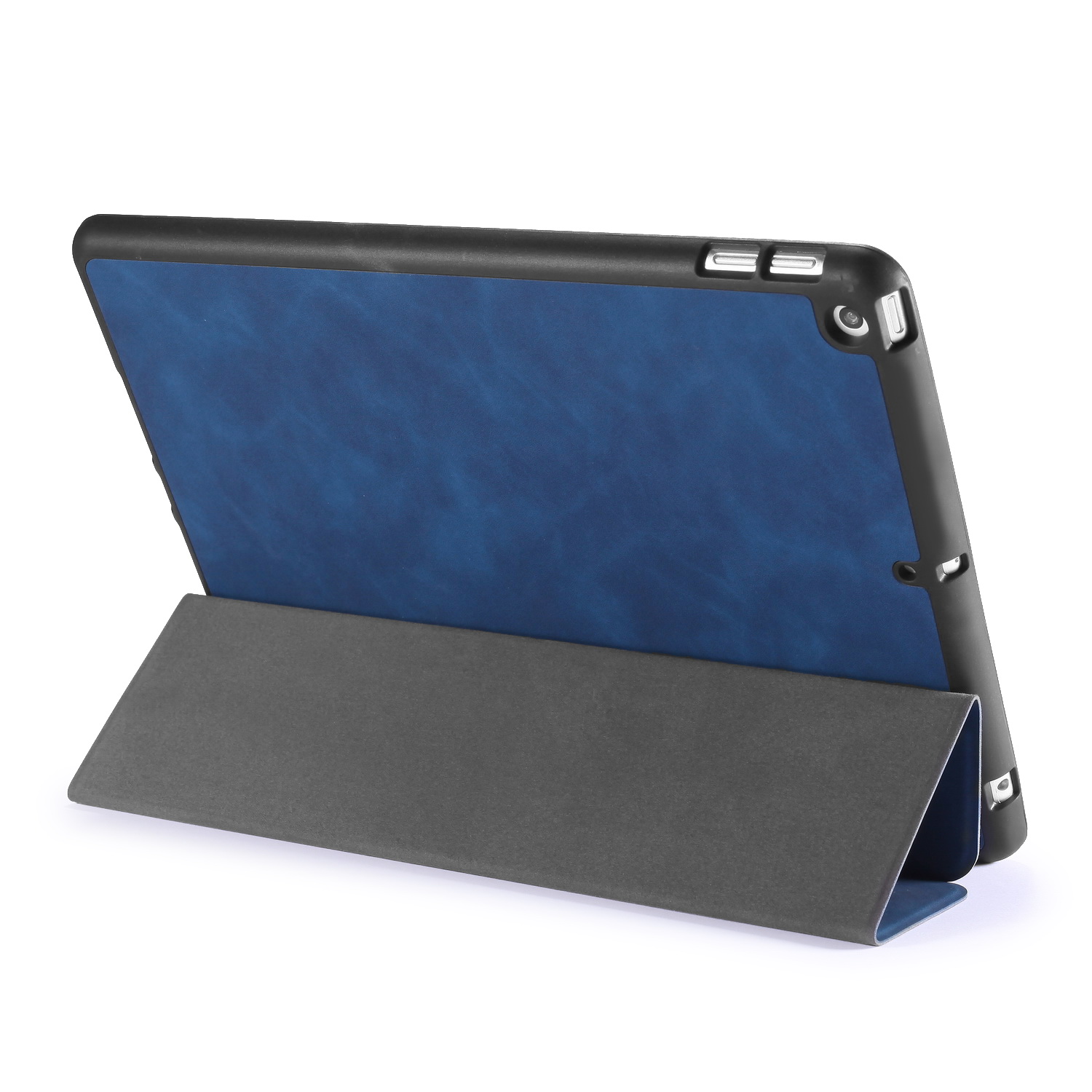 DG.MING Retro Style fodral till iPad 10.2 (2019-2021), blå