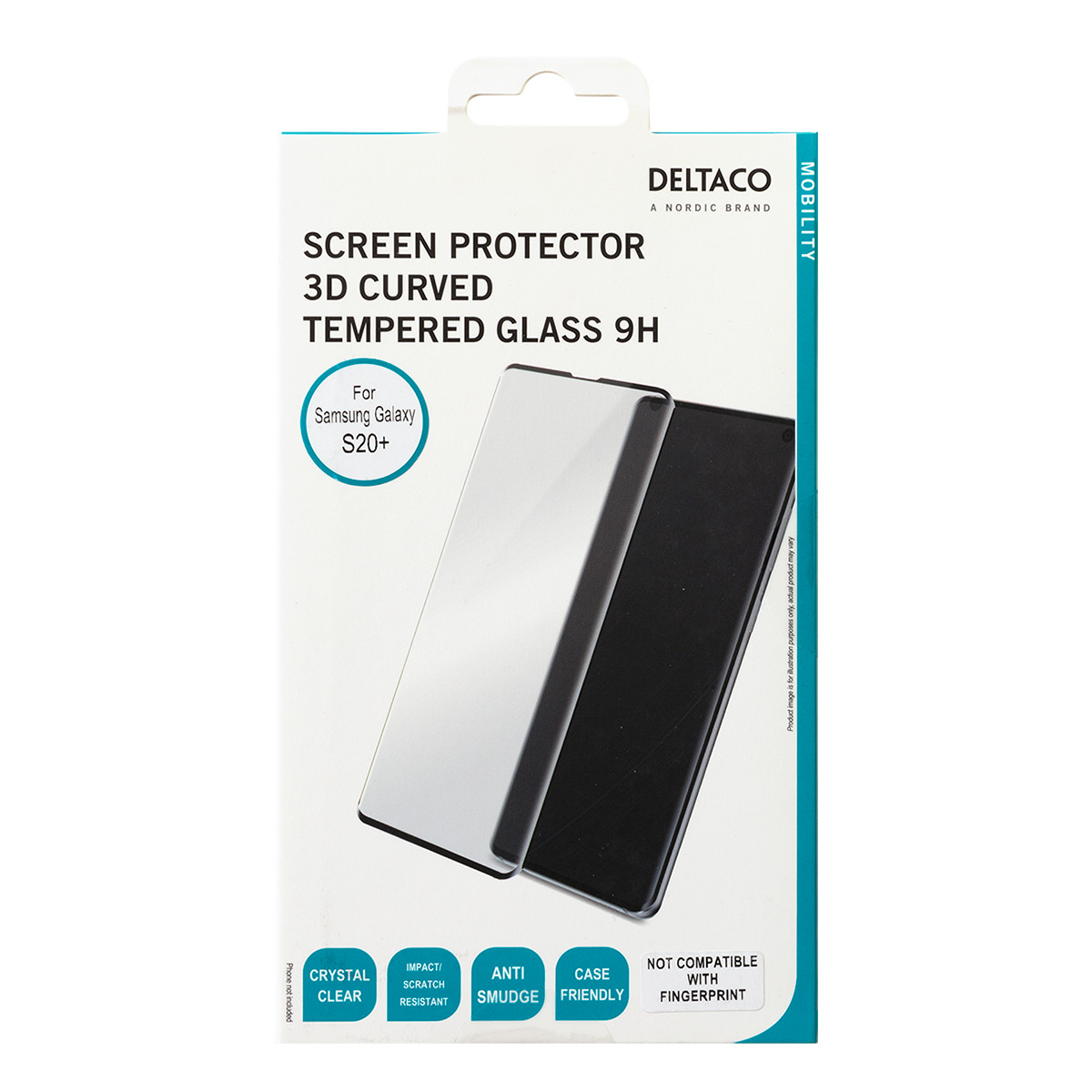 DELTACO skärmskydd i härdat glas till Samsung Galaxy S20+
