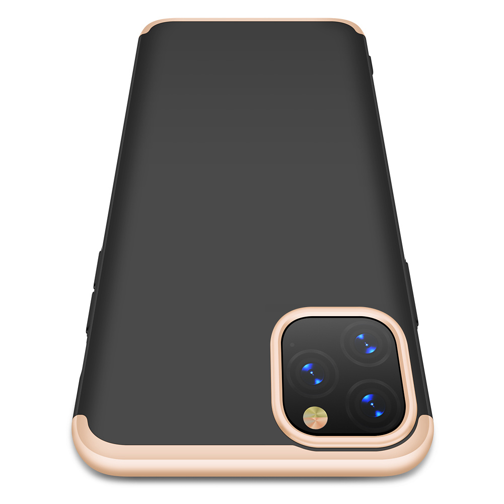 3-delat skal till iPhone 11 Pro, guld/svart