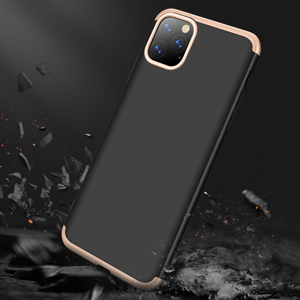 3-delat skal till iPhone 11 Pro, guld/svart