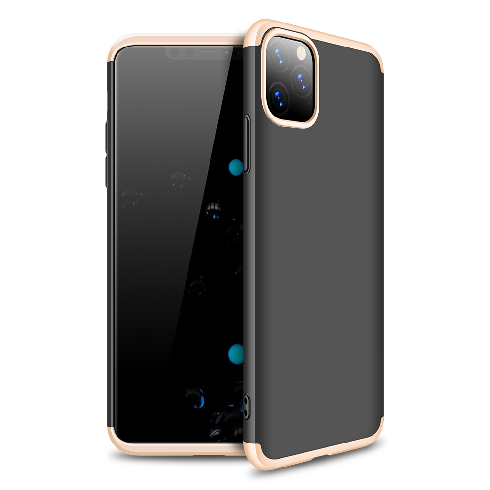 3-delat skal till iPhone 11 Pro, guld/svart