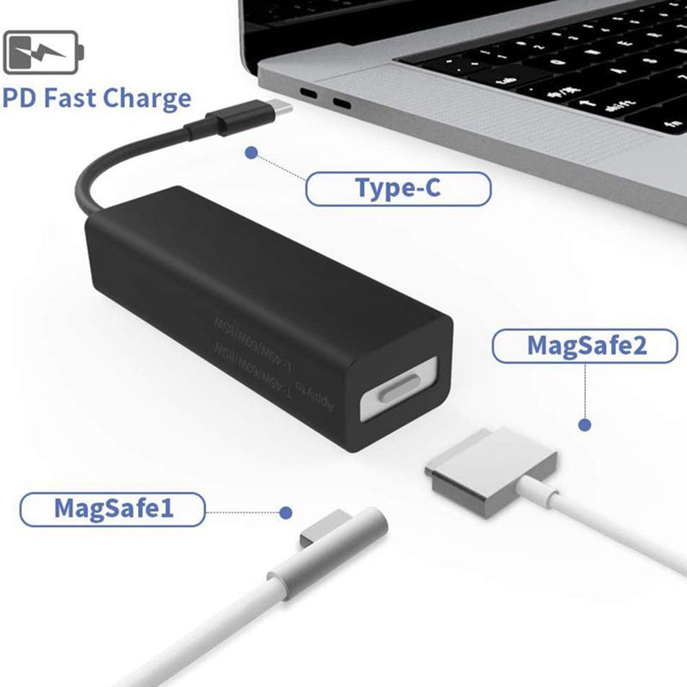 MacBook adapter, Magsafe och Magsafe 2 till USB-C 