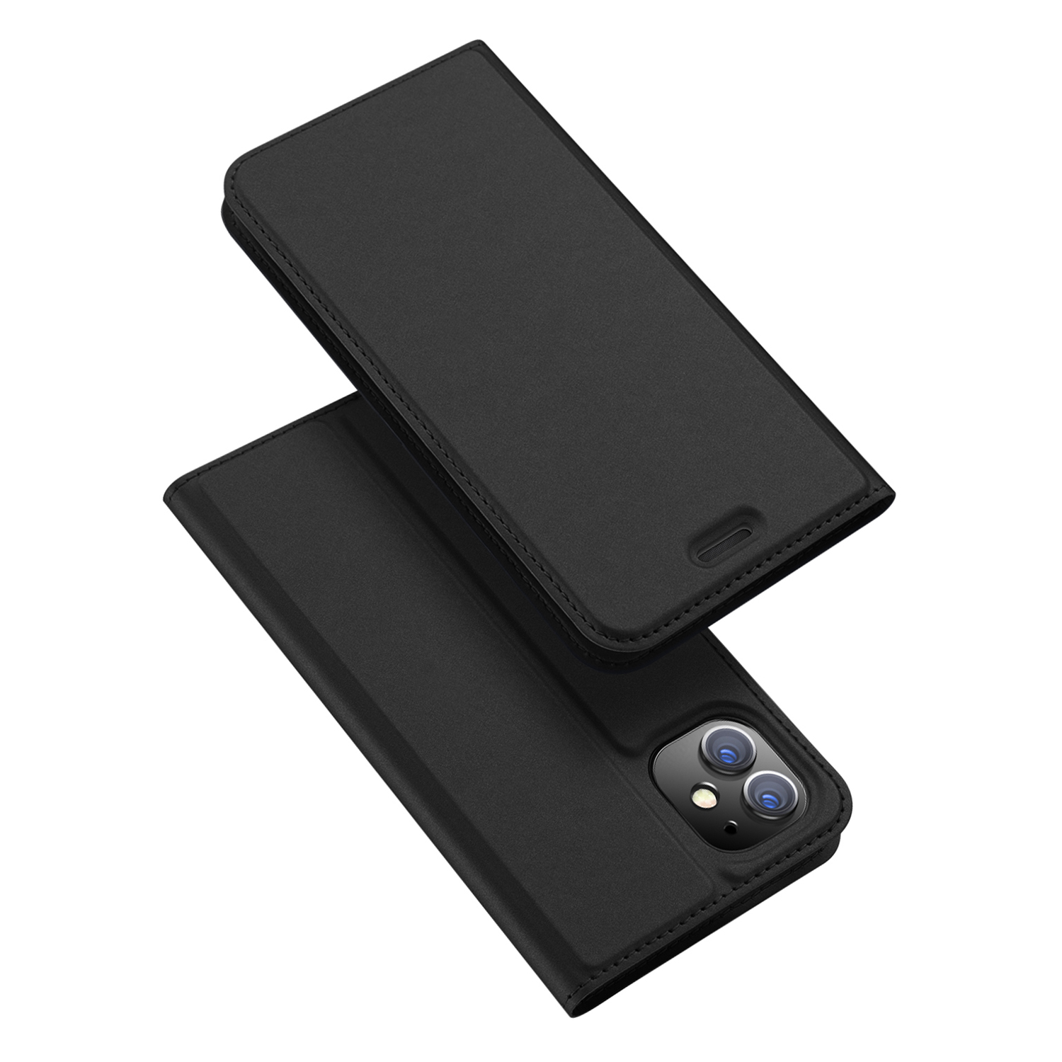 DUX DUCIS Skin Pro Series läderfodral till iPhone 11, svart