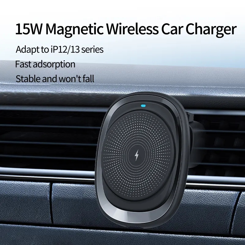 Magnetisk bilhållare till iPhone 12 och 13, Qi, 15W