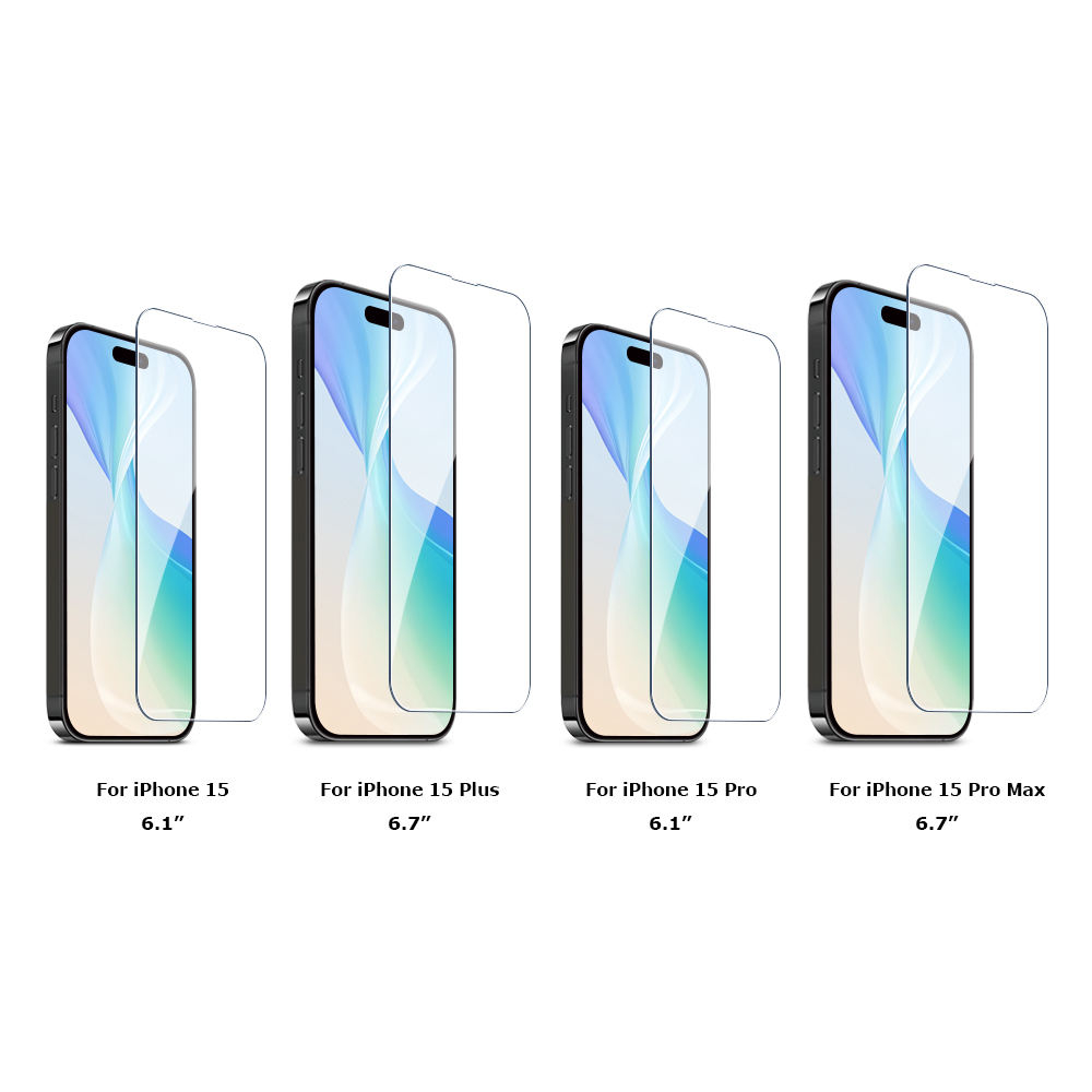 Skärmskydd i härdat glas till iPhone 16 Pro, 9H, 0.33mm