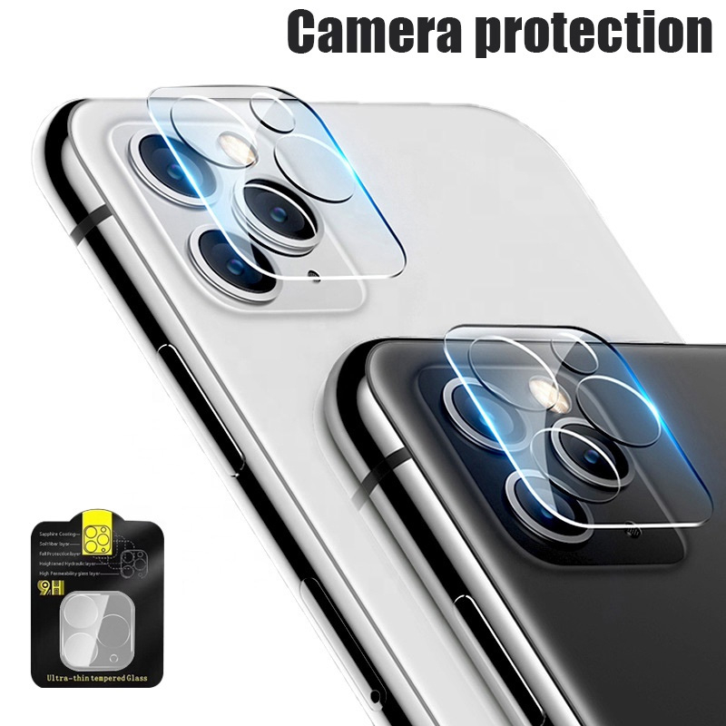 3D-böjt kameralins-skydd i härdat glas till iPhone 12 Pro