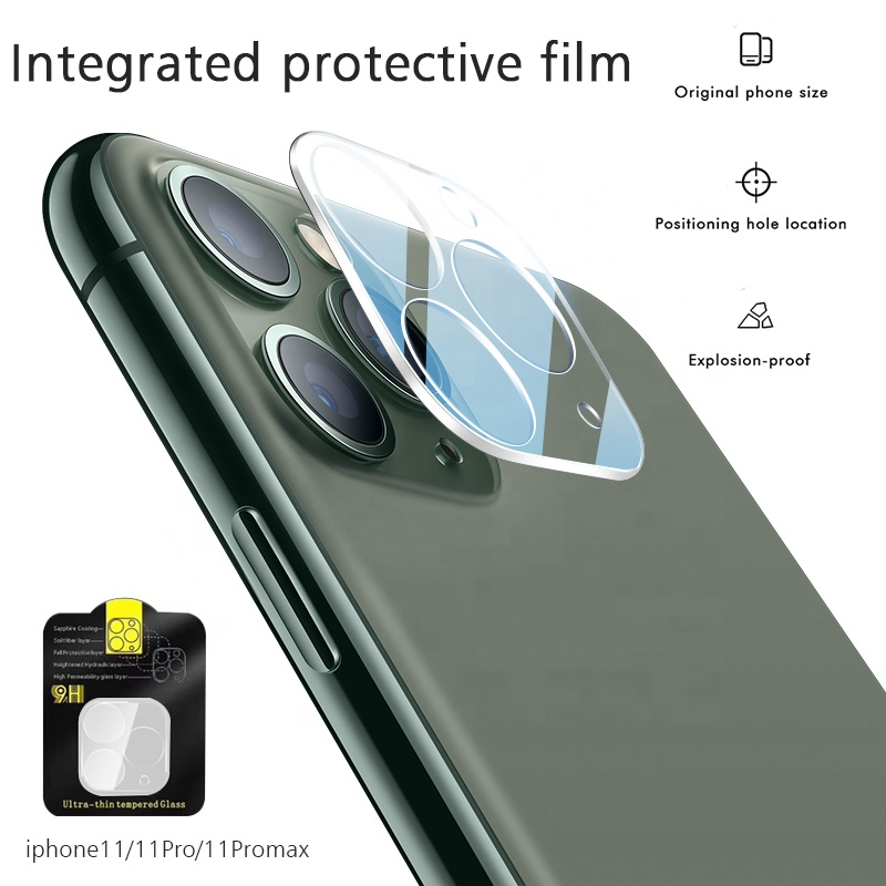 3D-böjt kameralins-skydd i härdat glas till iPhone 12 Pro Max