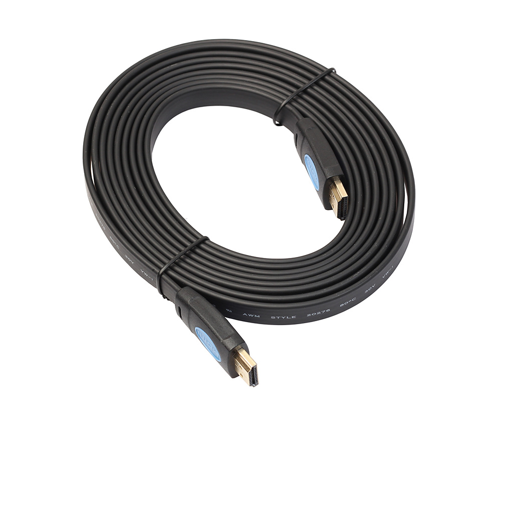 Extra tålig HDMI-kabel v2.0, Full-HD, 4K, guldpläterad, 3m