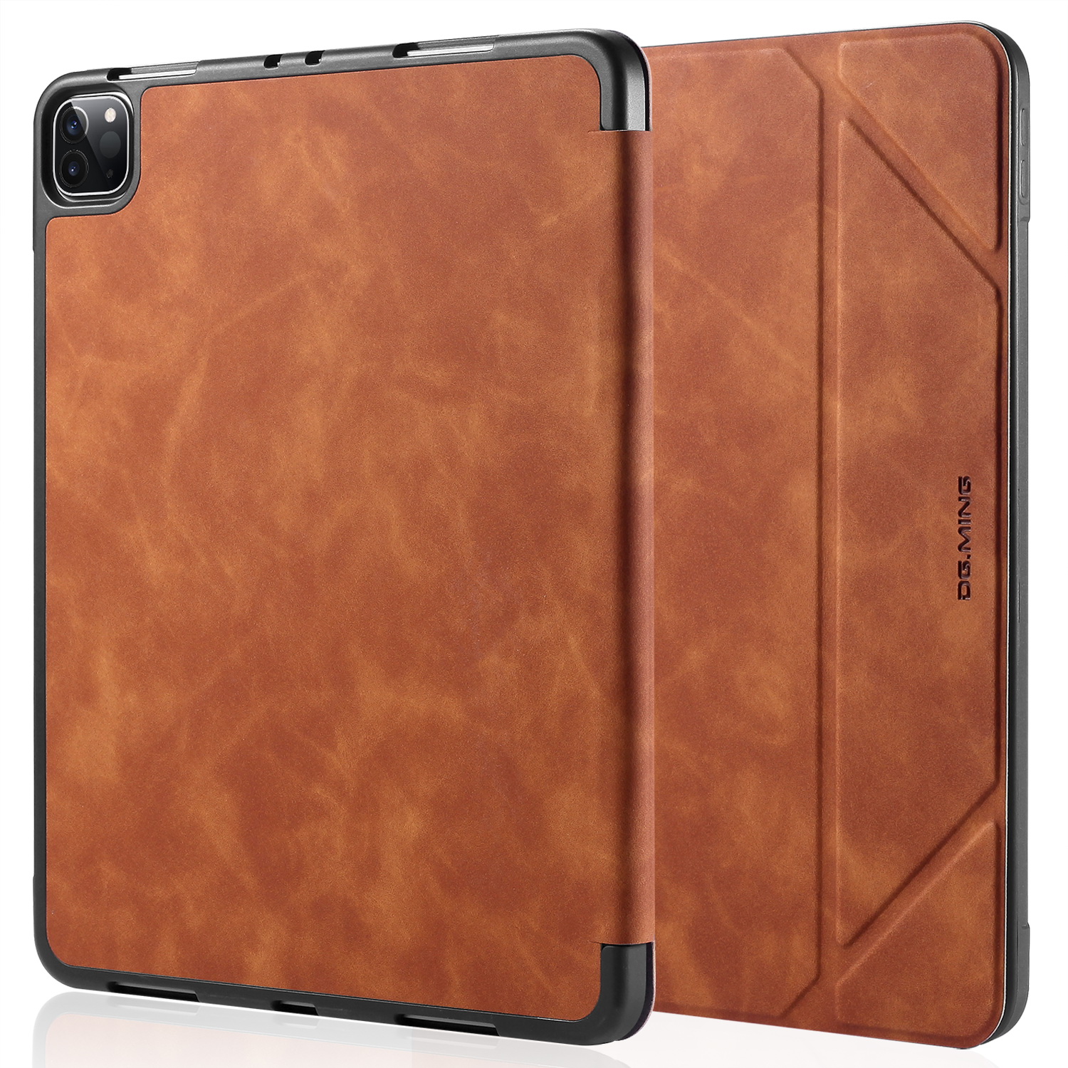 DG.MING Retro Style fodral till iPad Pro 11 (2020), brun