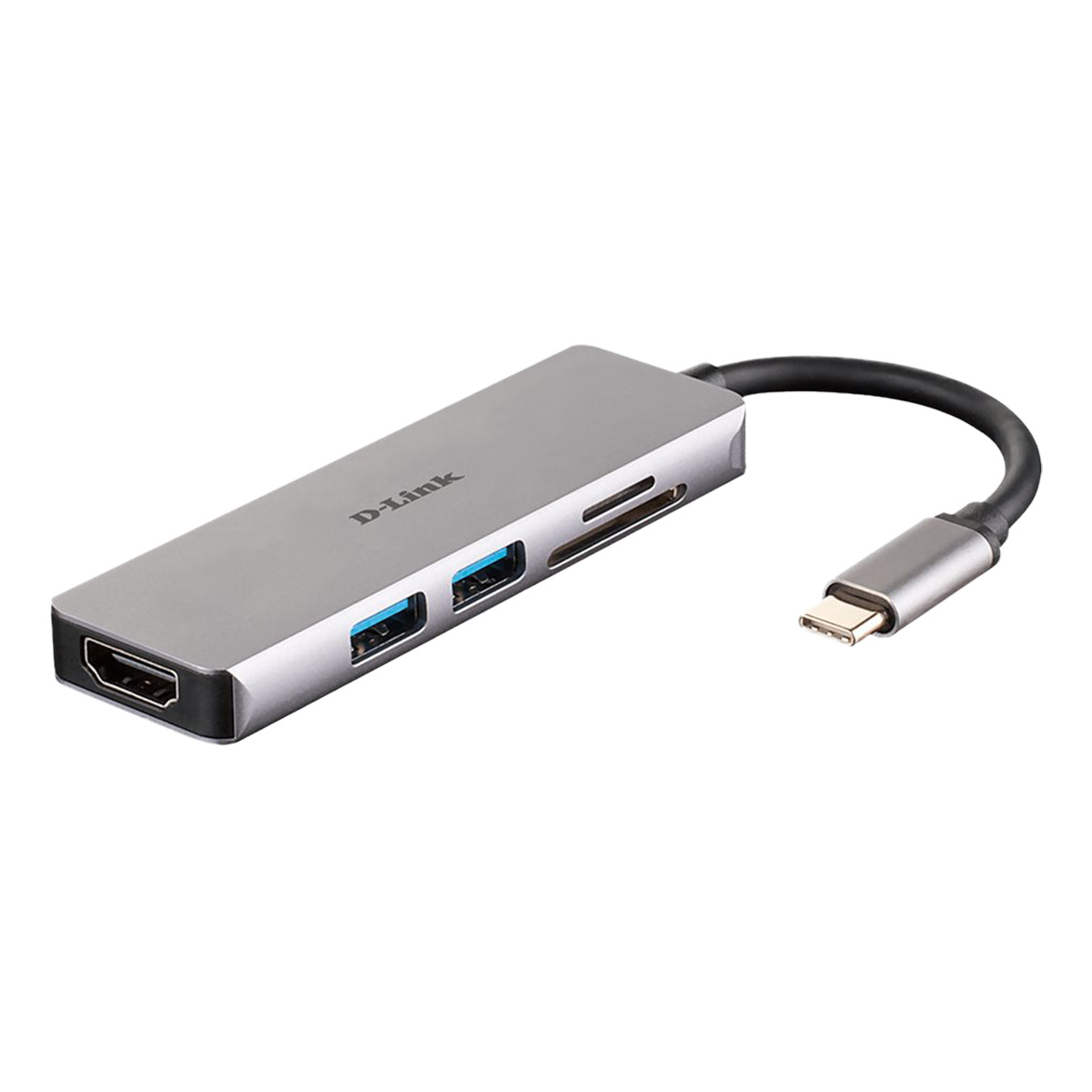 5-in-1 USB-C Hub with HDMI and SD/microSD Card Reader