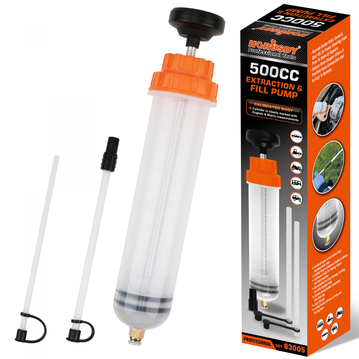 Vätskeutdragare - påfyllare, 0.5 liter