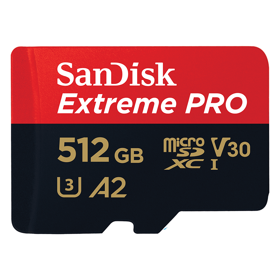 512GB SanDisk Extreme Pro MicroSDXC 200MB/s A2