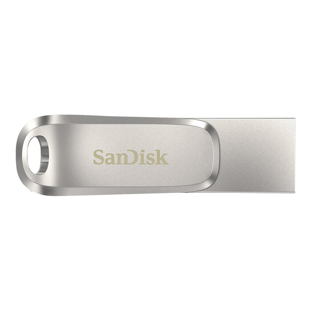 512GB SanDisk Ultra Dual Drive Luxe USB-minne, USB-C+USB 3.2