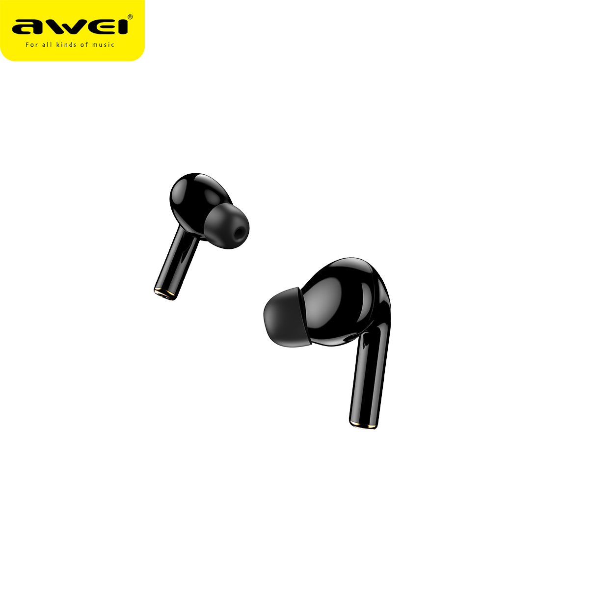 AWEI T29 TWS headphones Sport,  noise cancelling bluetooth,black