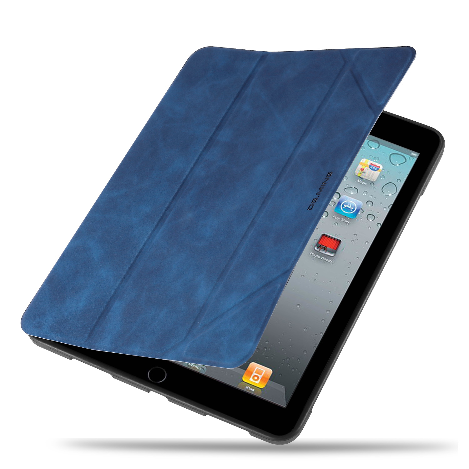 DG.MING Retro Style fodral till iPad Mini 4/5, blå