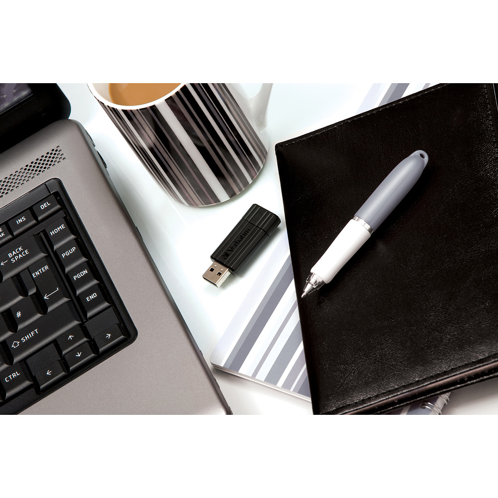 64GB USB-minne Verbatim PinStripe