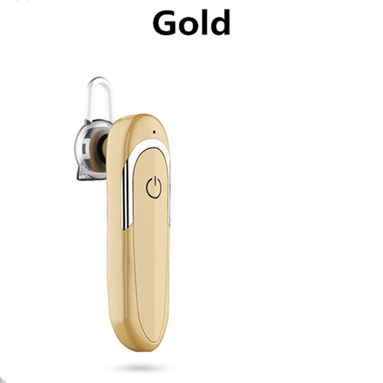 In-Ear trådlös headset med mikrofon och brusreducering, guld