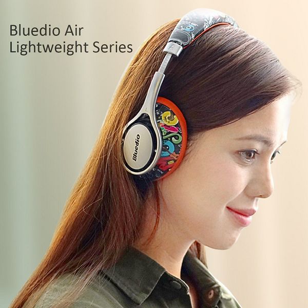 Bluedio A2 (Air) Lightweight Series Bluetooth 4.2, blå/lila