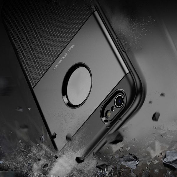Anti-slip skal för iPhone 6/6S, svart