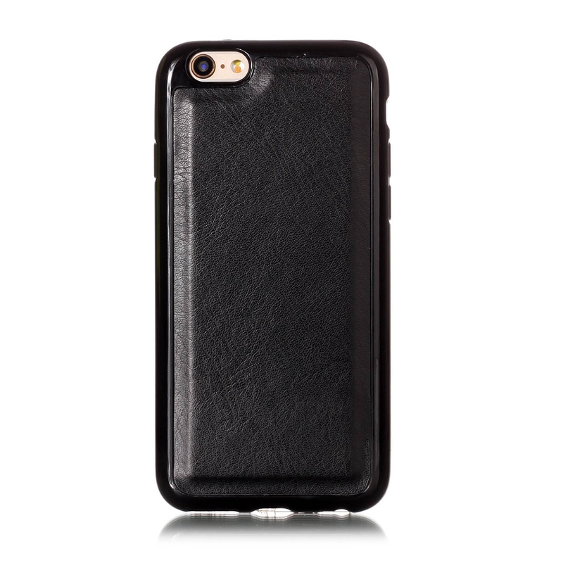 Plånboksfodral med ställ, iPhone 6/6S, svart