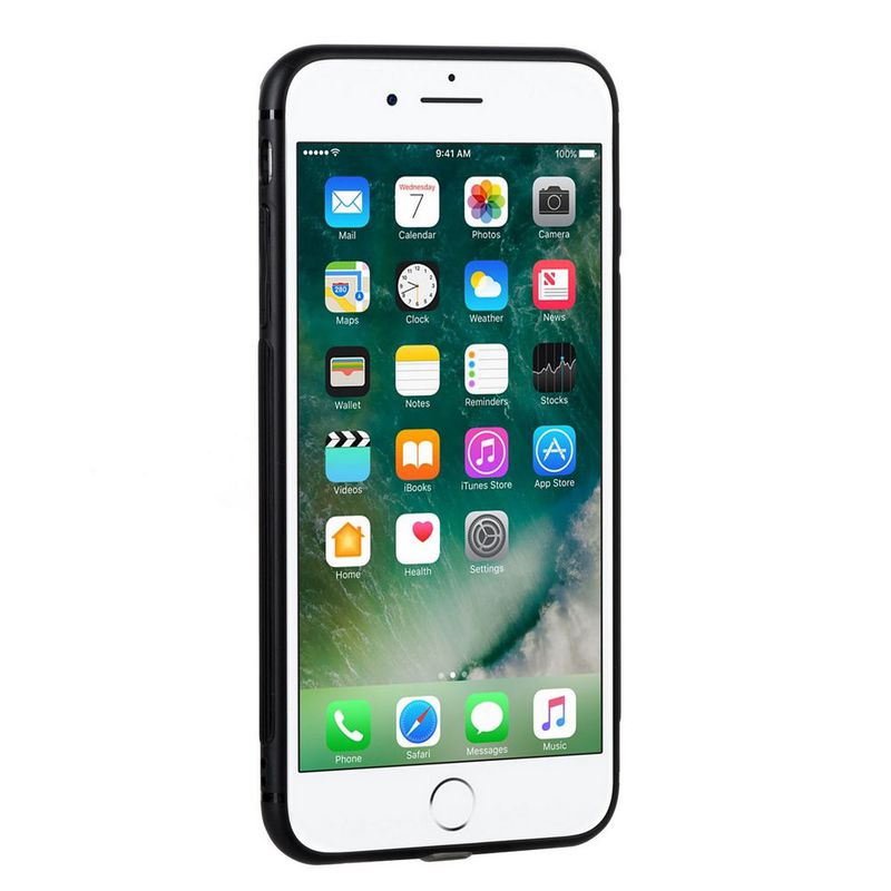 Skal för trådlös laddning till iPhone 7 Plus, svart