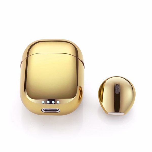 i7 Mini trådlös in-ear hörlur med Bluetooth, guld