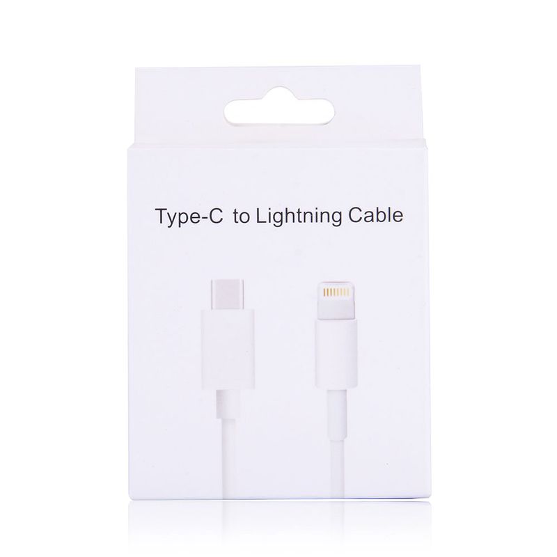 USB-C till lightning, laddning och synkronisering, 1m, vit