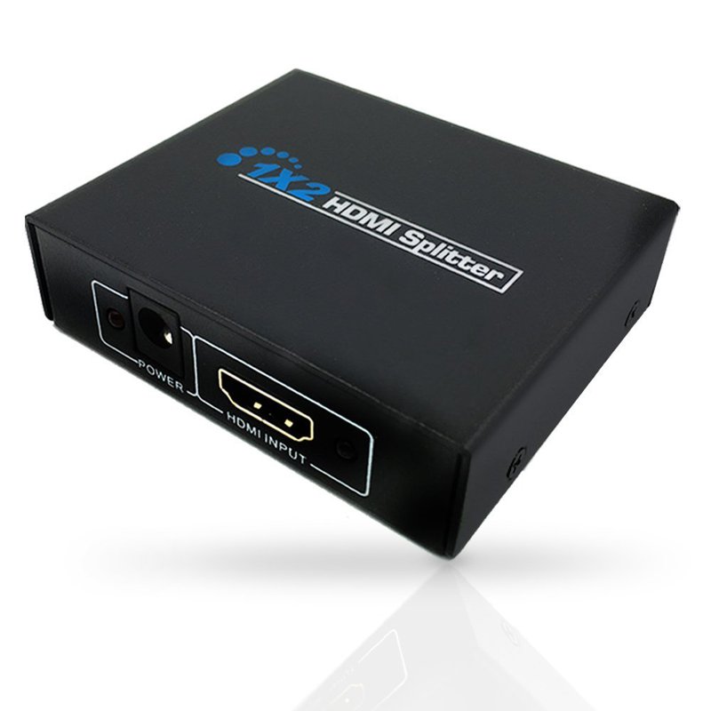 HDMI-splitter 1xHDMI till 2xHDMI, Full HD 1080p 3D