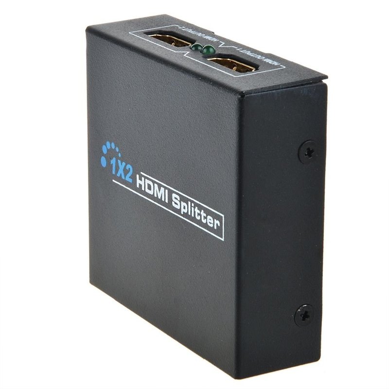 HDMI-splitter 1xHDMI till 2xHDMI, Full HD 1080p 3D