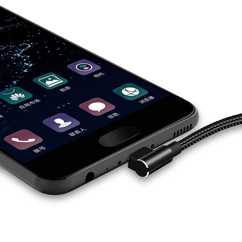 Mcdodo CA-3451 USB-C, 90 grader, svart