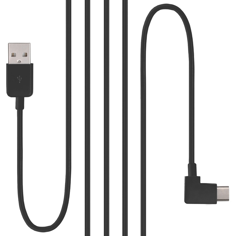 Vinklad USB-C till USB 2.0, 90°, 3m