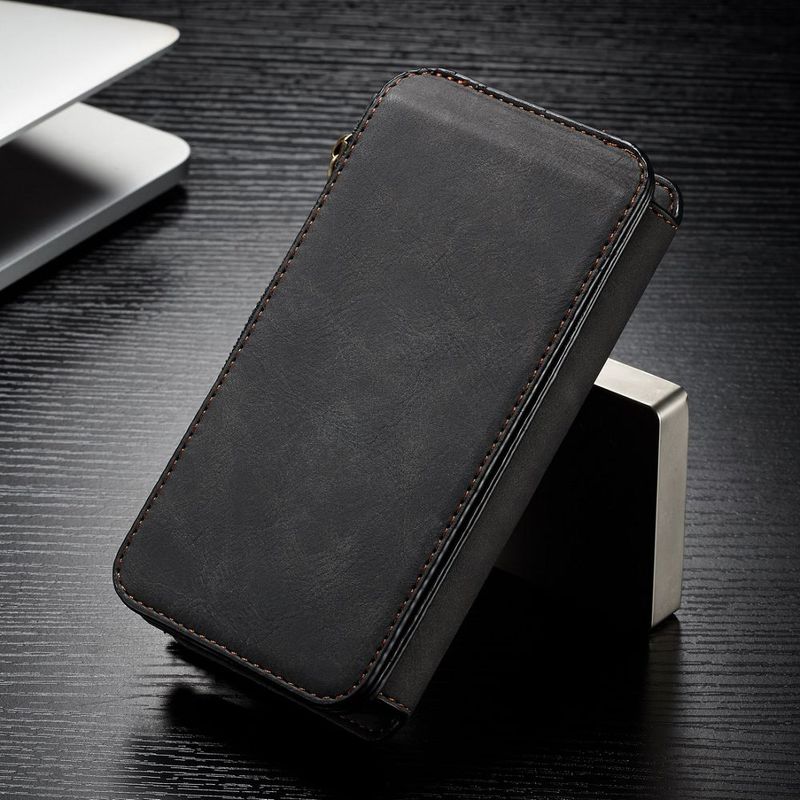 CaseMe plånboksfodral, iPhone X/XS, svart
