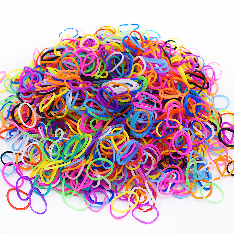 Loom bands påfyllning 600st, gul