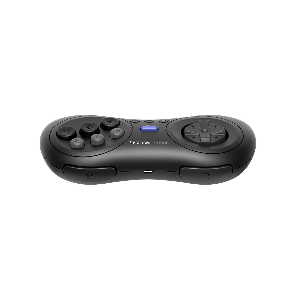 8bitdo M30 Handkontroll, Bluetooth Game Pad, svart