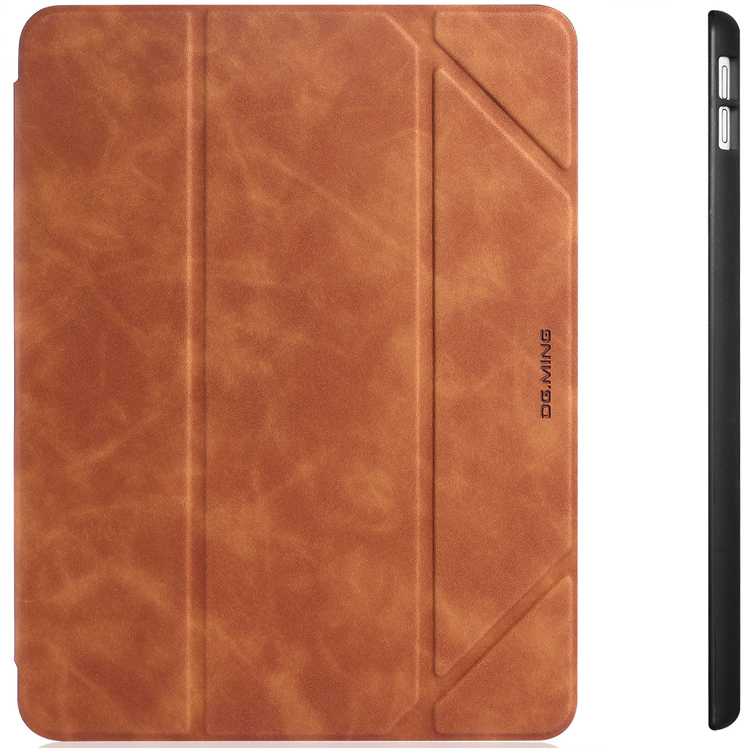 DG.MING Retro Style fodral till iPad 10.2 (2019-2021), brun