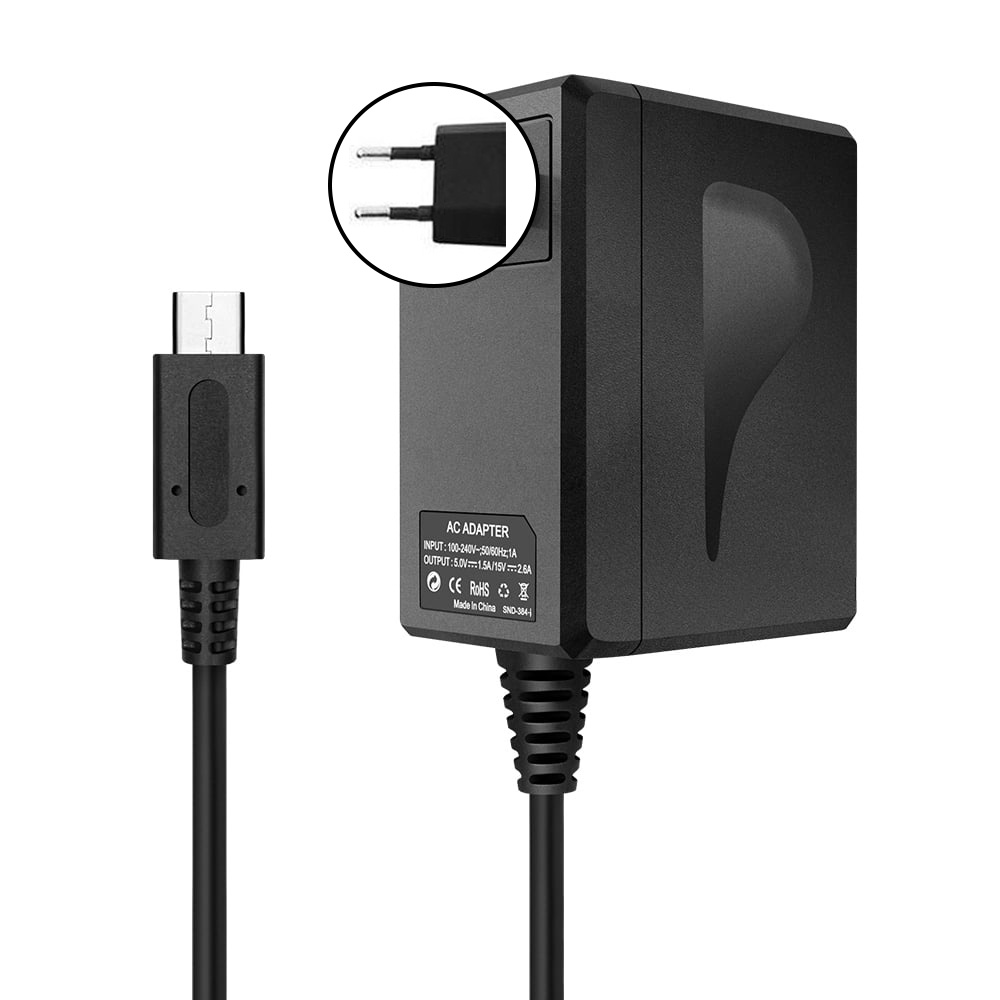 AC-adapter till Nintendo Switch / Switch Lite + dockningsstation