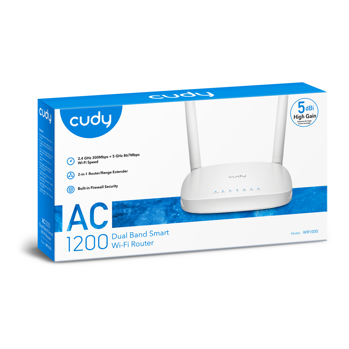 Cudy AC1200 Dual Band Smart WiFi Router