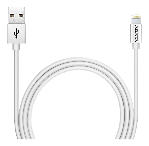 ADATA Lightning kabel för iPad/iPod/iPhone, 2m, vit