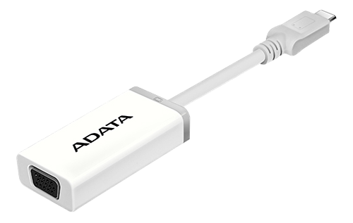 ADATA USB-C till VGA-adapter, 0.1m, vit